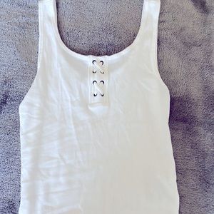 Hollister white tank must have collection